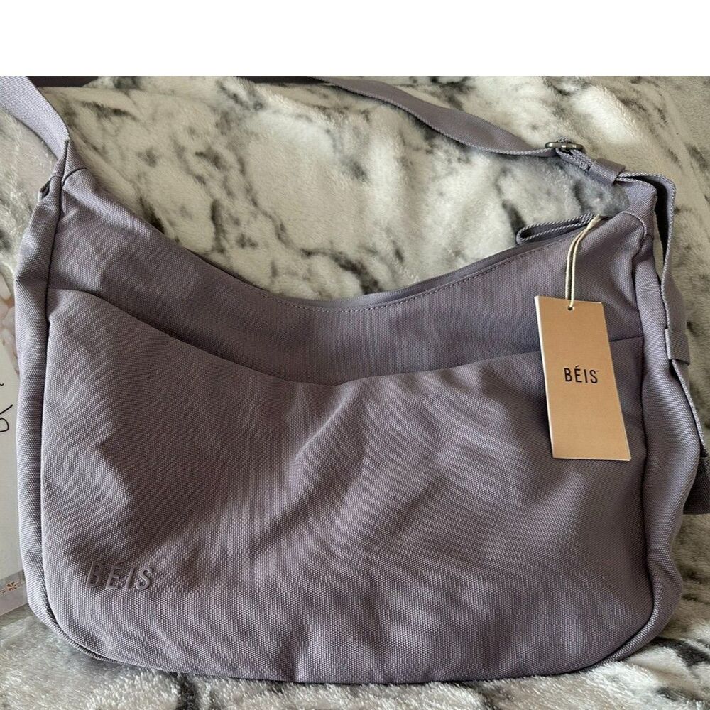 Beis The Carryall Crossbody in Lavender